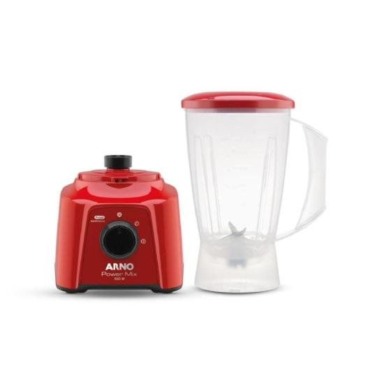 Liquidificador Arno Power Mix LQ11 550W Vermelho 127V por 0,00 à vista no boleto/pix ou parcele em até 1x sem juros. Compre na loja Mundomax!