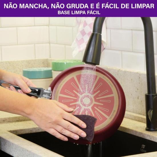 Frigideira Rochedo Facilita Vermelho 20cm por 149,00 à vista no boleto/pix ou parcele em até 5x sem juros. Compre na loja Mundomax!