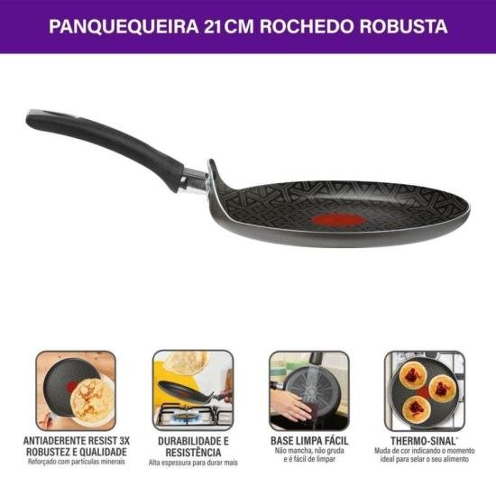 PANQUEQUEIRA 21 ROCHEDO ROBUSTA por 0,00 à vista no boleto/pix ou parcele em até 1x sem juros. Compre na loja Mundomax!