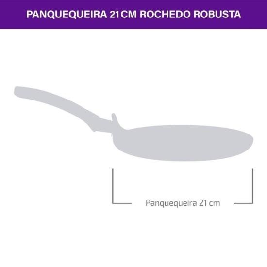 PANQUEQUEIRA 21 ROCHEDO ROBUSTA por 0,00 à vista no boleto/pix ou parcele em até 1x sem juros. Compre na loja Mundomax!
