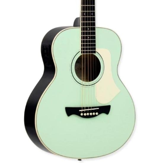 Violão Tagima Gs Mini Porteno Eletroacústico Non-Cutaway Aço Surf Green por 1.099,00 à vista no boleto/pix ou parcele em até 12x sem juros. Compre na loja Mundomax!