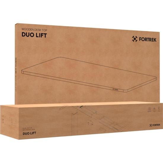 Mesa Elétrica Altura Ajustável Motor Duplo Fortrek Duo Lift 120x70 Preta por 0,00 à vista no boleto/pix ou parcele em até 1x sem juros. Compre na loja Fortrek!