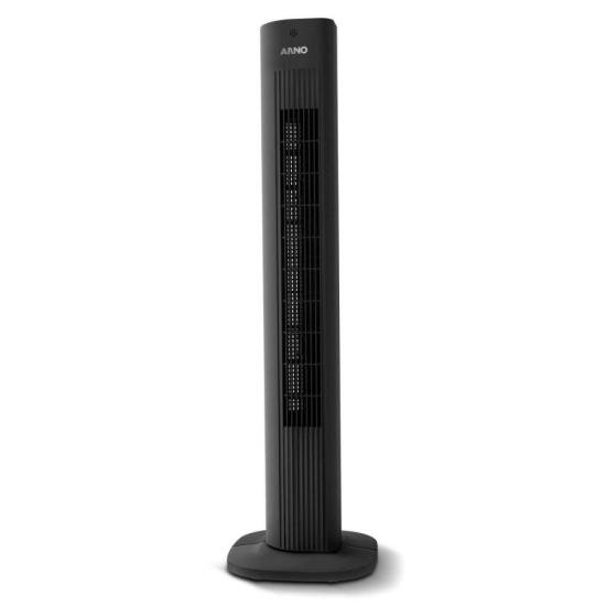 Ventilador de Torre Arno EOLE Essential Preto 220V por 0,00 à vista no boleto/pix ou parcele em até 1x sem juros. Compre na loja Mundomax!