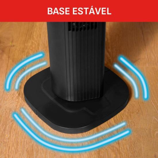 Ventilador de Torre Arno EOLE Essential Preto 220V por 0,00 à vista no boleto/pix ou parcele em até 1x sem juros. Compre na loja Mundomax!