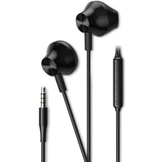 Fone de Ouvido Philips TAE1000 Com Microfone Preto por 0,00 à vista no boleto/pix ou parcele em até 1x sem juros. Compre na loja Mundomax!