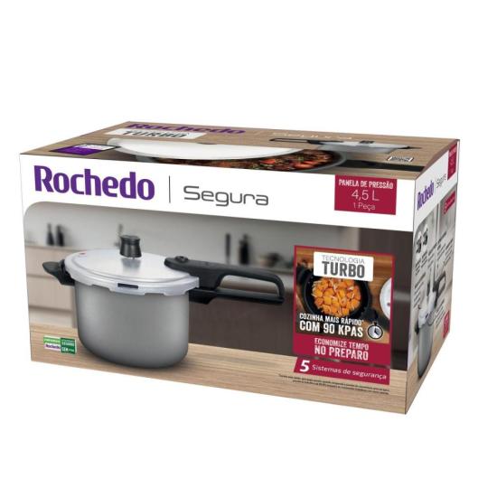PAN PRESSAO 4,5L ROCHEDO SEGURA ER45 CZ por 1.240,00 à vista no boleto/pix ou parcele em até 12x sem juros. Compre na loja Mundomax!