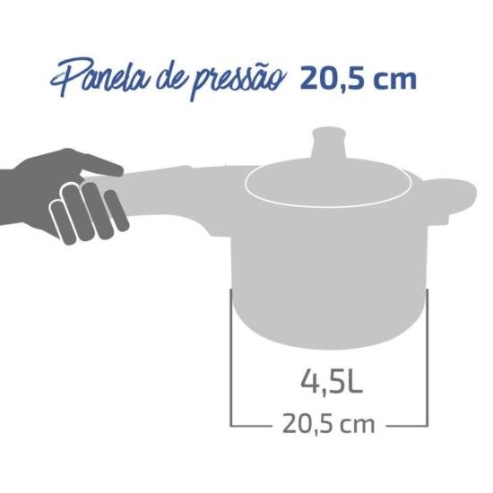 PAN PRESSAO 4,5L ROCHEDO TURBO POL IP45 por 149,00 à vista no boleto/pix ou parcele em até 5x sem juros. Compre na loja Mundomax!