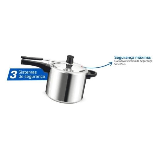 PAN PRESSAO 7L ROCHEDO TURBO POL IP70 por 0,00 à vista no boleto/pix ou parcele em até 1x sem juros. Compre na loja Mundomax!