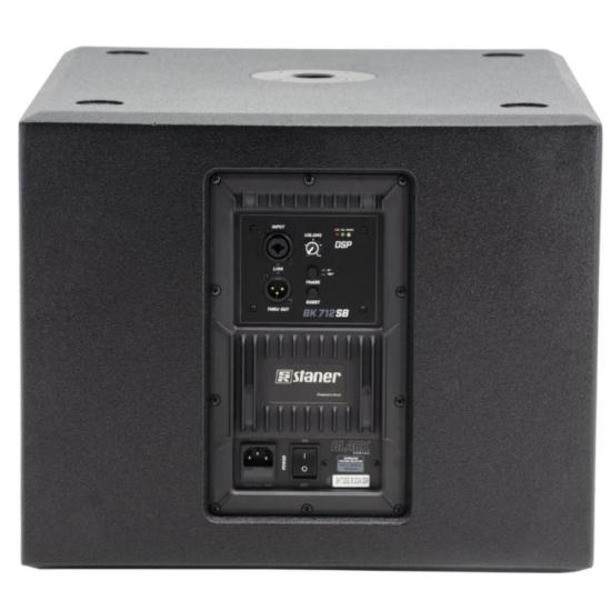 SUBWOOFER STANER 12\" BK712SB por 0,00 à vista no boleto/pix ou parcele em até 1x sem juros. Compre na loja Mundomax!