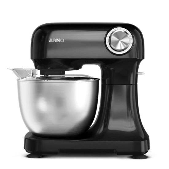 Batedeira Planetária Arno Bake Easy KM10 500W Preto Azulado 127V por 659,00 à vista no boleto/pix ou parcele em até 10x sem juros. Compre na loja Mundomax!