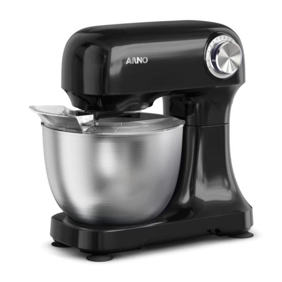 Batedeira Planetária Arno Bake Easy KM10 500W Preto Azulado 127V por 659,00 à vista no boleto/pix ou parcele em até 10x sem juros. Compre na loja Mundomax!