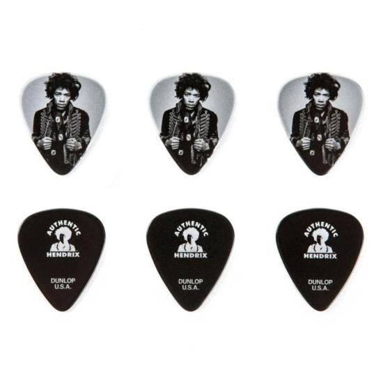 Palheta Dunlop Jimi Hendrix Mankowitz JH-CT14H Heavy Caixa com 6 Unidade por 0,00 à vista no boleto/pix ou parcele em até 1x sem juros. Compre na loja Mundomax!
