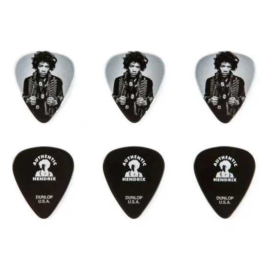 Palheta Dunlop Jimi Hendrix Mankowitz JH-CT14H Heavy Caixa com 6 Unidade (89156)