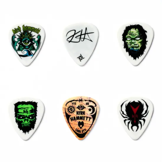 Palheta Dunlop Carlos Santana Heavy SANPT02H Caixa com 6 Unidades (89158)
