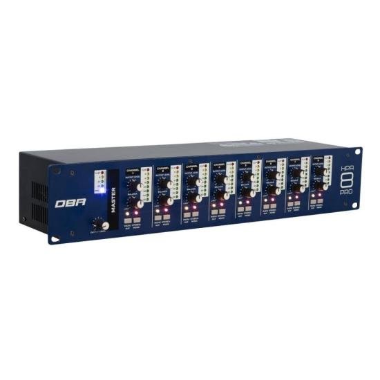 Amplificador De Fone DBR HPA 8 PRO 8 Canais Para Monitoramento De Áudio por 1.549,00 à vista no boleto/pix ou parcele em até 12x sem juros. Compre na loja Mundomax!