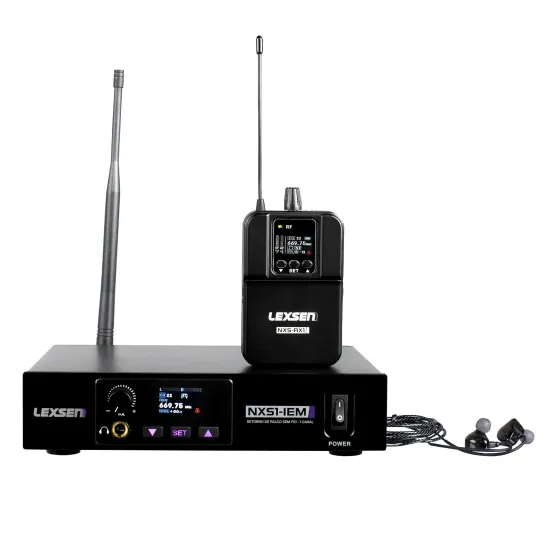 Sistema de Monitoramento Lexsen NXS1-IEM Sem Fio Stereo e Dual Mono (89224)