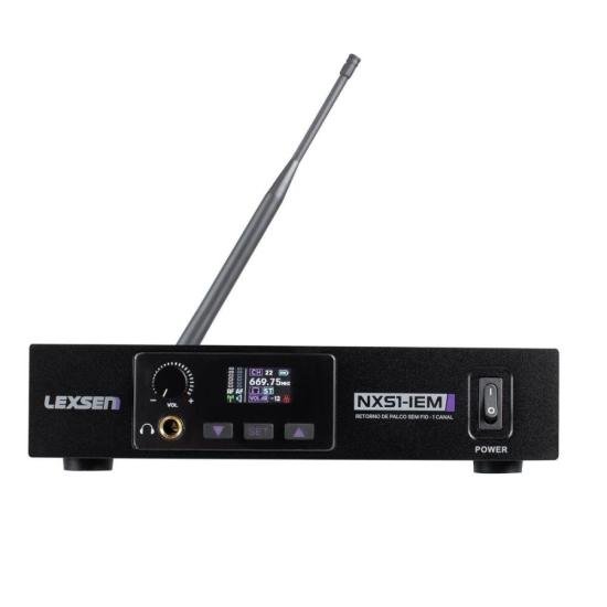 Sistema de Monitoramento Lexsen NXS1-IEM Sem Fio Stereo e Dual Mono por 0,00 à vista no boleto/pix ou parcele em até 1x sem juros. Compre na loja Mundomax!