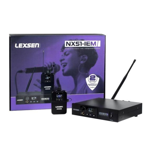 Sistema de Monitoramento Lexsen NXS1-IEM Sem Fio Stereo e Dual Mono por 0,00 à vista no boleto/pix ou parcele em até 1x sem juros. Compre na loja Mundomax!
