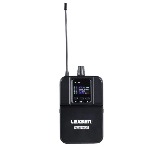 Bodypack Receptor Lexsen NXS-RX1 para Sistema de Monitoramento Sem Fio (89225)