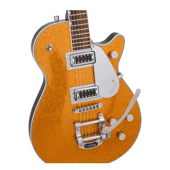 Guitarra Gretsch Electromatic G5230T Gold Sparkle por 7.331,00 à vista no boleto/pix ou parcele em até 12x sem juros. Compre na loja Mundomax!
