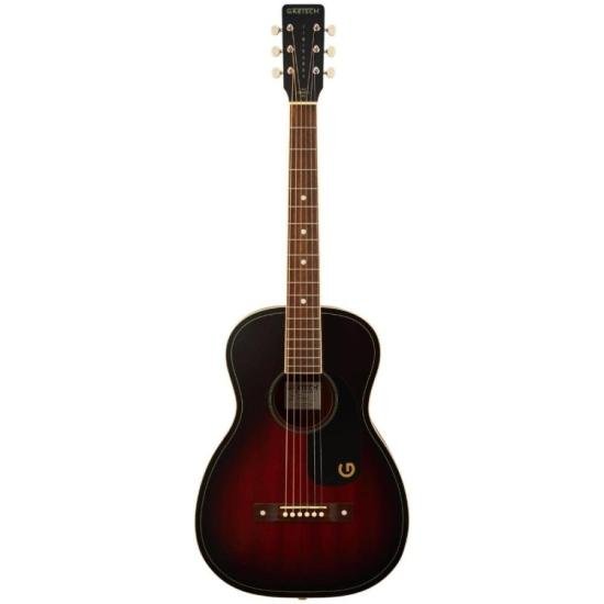 Violão Gretsch Jim Dandy Parlor Acústico Deep Cherry Burst por 2.442,00 à vista no boleto/pix ou parcele em até 12x sem juros. Compre na loja Mundomax!