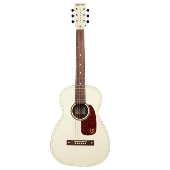 Violão Gretsch Jim Dandy Parlor LTD Acústico Vintage White por 2.776,00 à vista no boleto/pix ou parcele em até 12x sem juros. Compre na loja Mundomax!