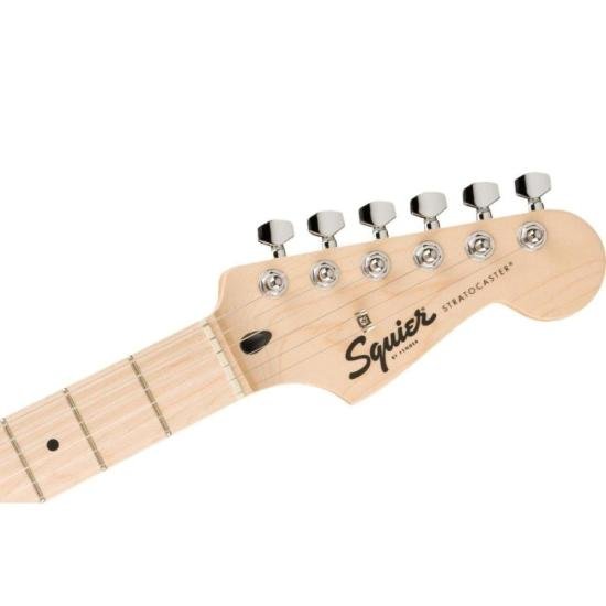Guitarra Squier Stratocaster Sonic HSS Midnight Blue por 0,00 à vista no boleto/pix ou parcele em até 1x sem juros. Compre na loja Mundomax!