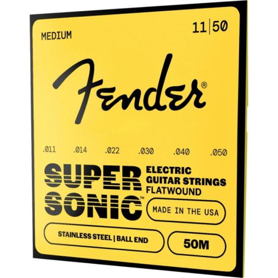 Encordoamento Guitarra Fender 011-050 Supersonic por 0,00 à vista no boleto/pix ou parcele em até 1x sem juros. Compre na loja Mundomax!