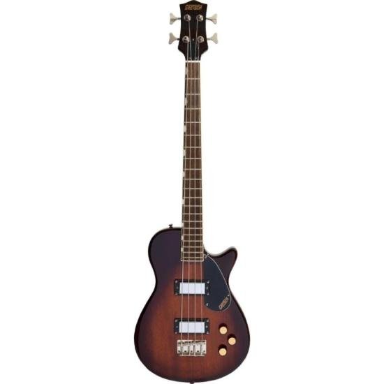 Contra Baixo Gretsch Streamliner Jet™ Club Havana Burst por 3.998,00 à vista no boleto/pix ou parcele em até 12x sem juros. Compre na loja Mundomax!