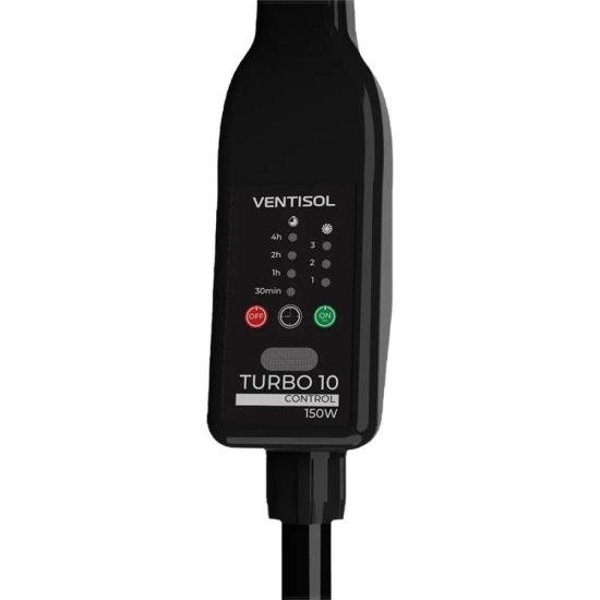 Ventilador de Coluna Ventisol Turbo10P Com Controle 40Cm Preto/Cinza por 0,00 à vista no boleto/pix ou parcele em até 1x sem juros. Compre na loja Mundomax!