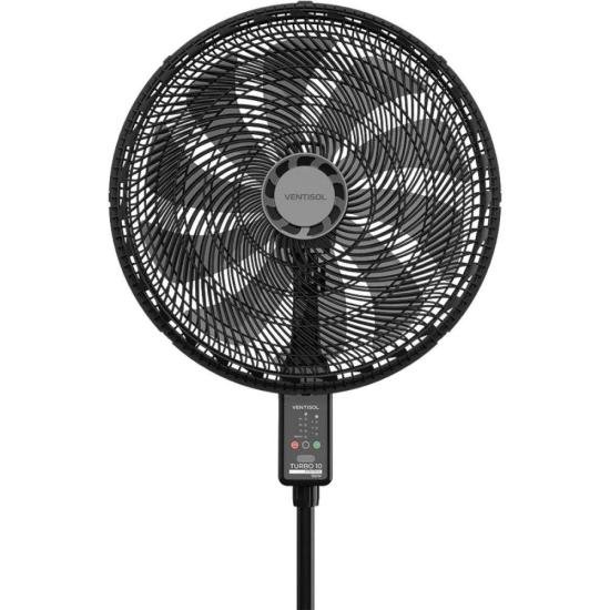 Ventilador de Coluna Ventisol Turbo10P 50Cm Com Controle Preto/Cinza por 0,00 à vista no boleto/pix ou parcele em até 1x sem juros. Compre na loja Mundomax!