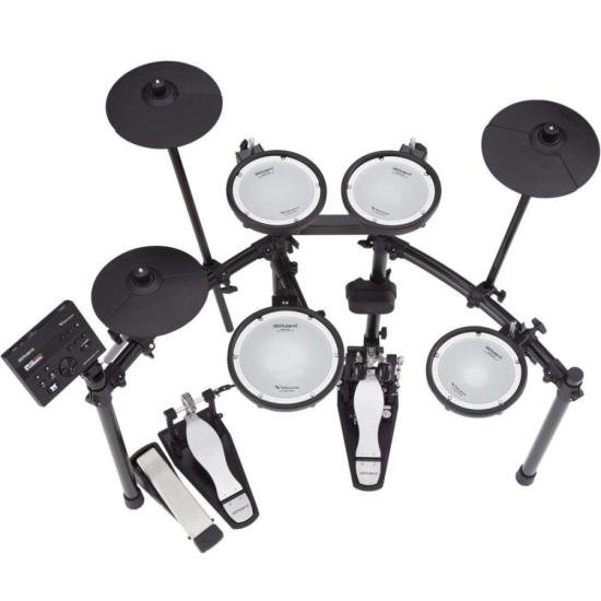Bateria Eletrônica Roland TD-07DMK V-Drums com Peles Mesh e Bluetooth por 0,00 à vista no boleto/pix ou parcele em até 1x sem juros. Compre na loja Mundomax!
