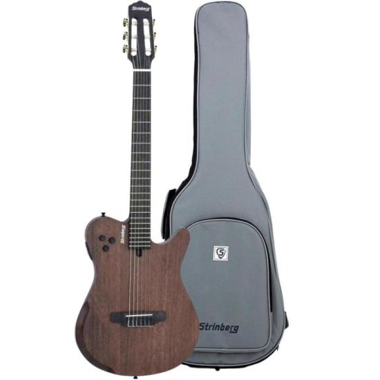 Violão Strinberg Soul SSC60 Eletroacústico Nylon Flat Mahogany Satin por 1.999,00 à vista no boleto/pix ou parcele em até 12x sem juros. Compre na loja Mundomax!