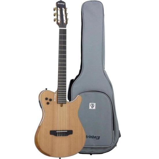 Violão Strinberg Soul SSC60 Eletroacústico Nylon Flat Natural Satin por 1.999,00 à vista no boleto/pix ou parcele em até 12x sem juros. Compre na loja Mundomax!