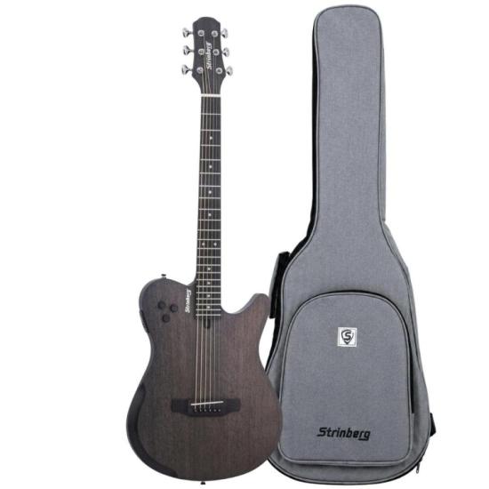Violão Strinberg Soul SSA60 Eletroacústico Aço Flat com Bag por 0,00 à vista no boleto/pix ou parcele em até 1x sem juros. Compre na loja Mundomax!