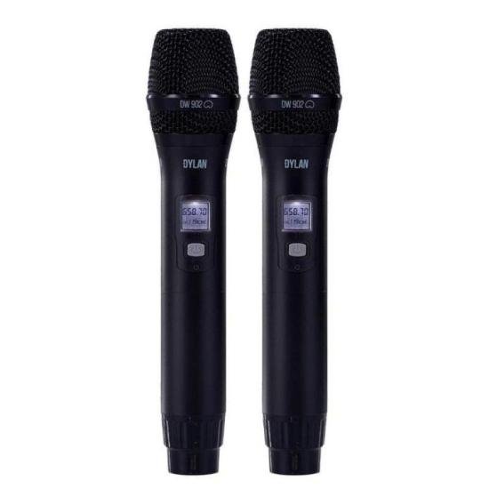 MIC S/FIO MAO DUPLO DYLAN DW-902 POWER por 0,00 à vista no boleto/pix ou parcele em até 1x sem juros. Compre na loja Mundomax!