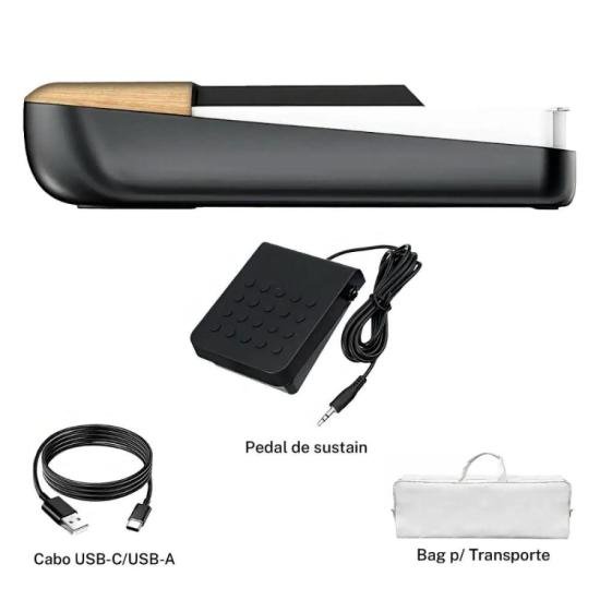 PIANO DIGITAL MIZUTANI MLOCK WC por 1.599,00 à vista no boleto/pix ou parcele em até 12x sem juros. Compre na loja Mundomax!