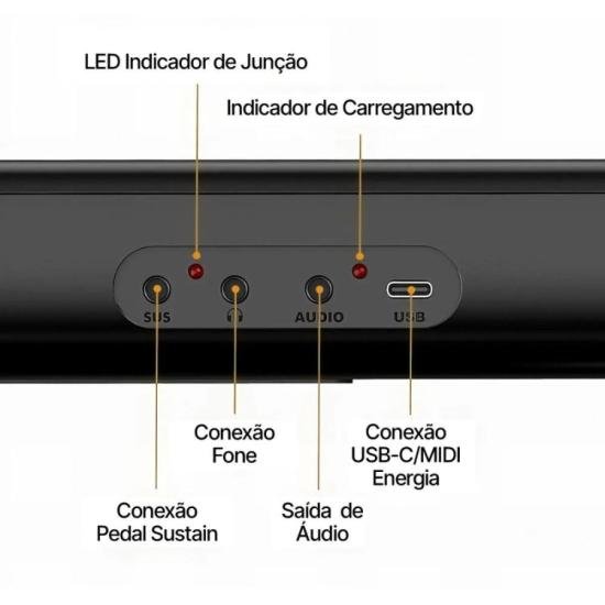 PIANO DIGITAL MIZUTANI MLOCK WC por 1.599,00 à vista no boleto/pix ou parcele em até 12x sem juros. Compre na loja Mundomax!