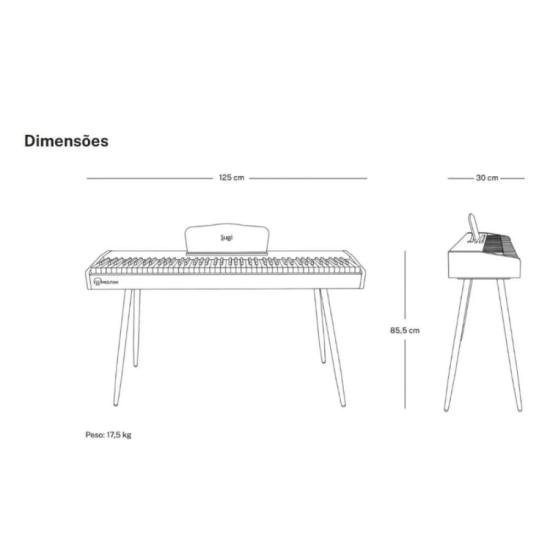 PIANO DIGITAL MIZUTANI SUGI 88 IVORY por 4.799,00 à vista no boleto/pix ou parcele em até 12x sem juros. Compre na loja Mundomax!