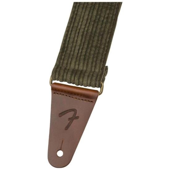 Correia Fender Corduroy Antique Olive por 0,00 à vista no boleto/pix ou parcele em até 1x sem juros. Compre na loja Mundomax!