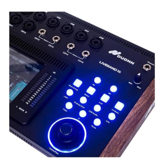 MESA DIGITAL DUONN LIVEBAND 16 por 3.999,00 à vista no boleto/pix ou parcele em até 12x sem juros. Compre na loja Mundomax!