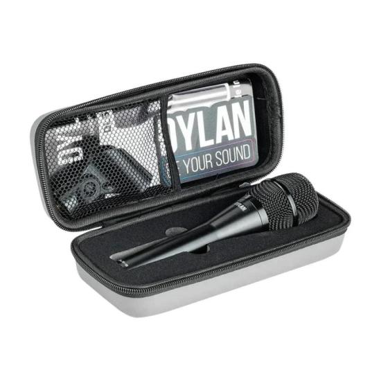 Microfone Dinâmico Dylan DLS-9 Super Cardioide Preto por 249,00 à vista no boleto/pix ou parcele em até 9x sem juros. Compre na loja Mundomax!