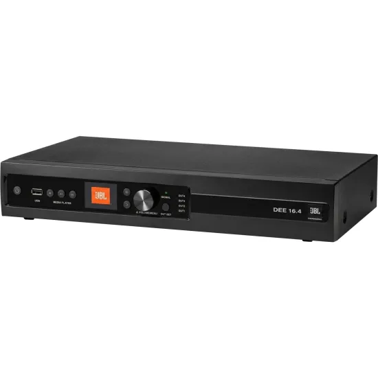 Amplificador Digital para Som Ambiente JBL DEE 16.4 4 Canais 120W RMS Pr (89478)
