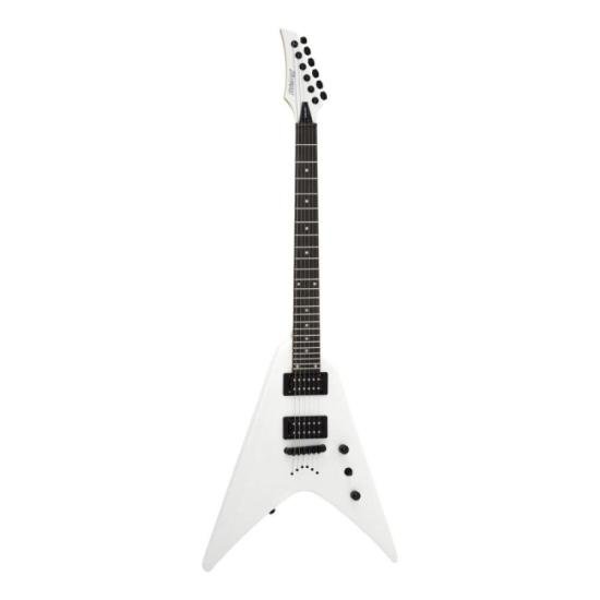 Guitarra Strinberg FVS450 Formato V Com Bag Pearl White por 0,00 à vista no boleto/pix ou parcele em até 1x sem juros. Compre na loja Mundomax!