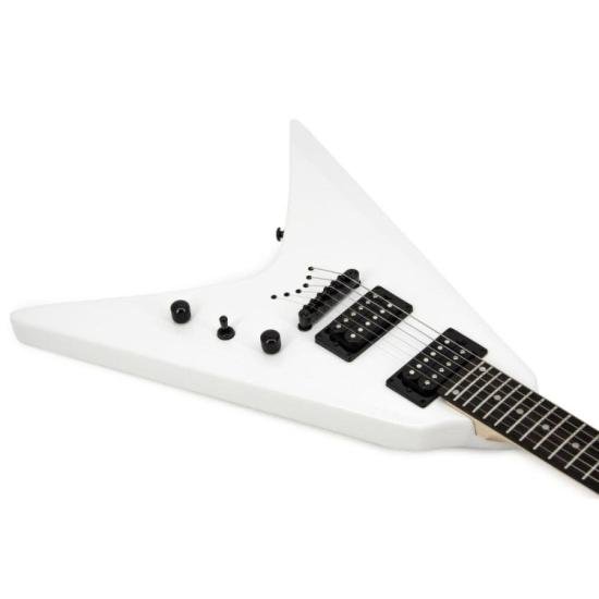 Guitarra Strinberg FVS450 Formato V Com Bag Pearl White por 0,00 à vista no boleto/pix ou parcele em até 1x sem juros. Compre na loja Mundomax!