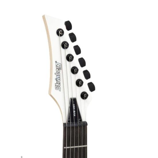 Guitarra Strinberg FVS450 Formato V Com Bag Pearl White por 0,00 à vista no boleto/pix ou parcele em até 1x sem juros. Compre na loja Mundomax!