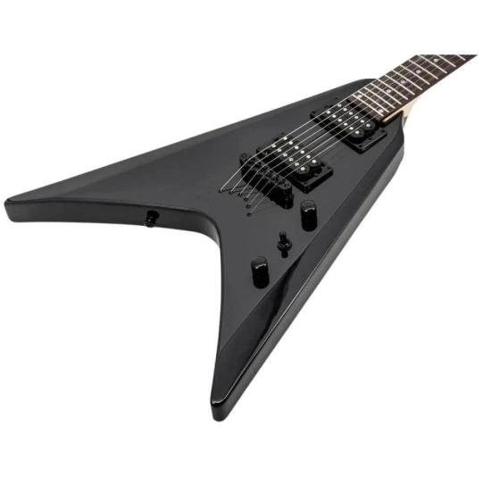 Guitarra Strinberg FVS450 Formato V Com Bag Onix Black por 0,00 à vista no boleto/pix ou parcele em até 1x sem juros. Compre na loja Mundomax!