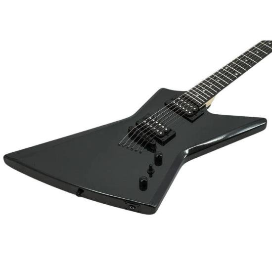Guitarra Strinberg EXS480 Explores Com Bag Onix Black por 0,00 à vista no boleto/pix ou parcele em até 1x sem juros. Compre na loja Mundomax!