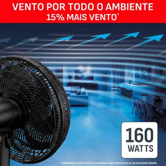 VENT COL 50CM ARNO XTREME MAX VE52 127V por 0,00 à vista no boleto/pix ou parcele em até 1x sem juros. Compre na loja Mundomax!