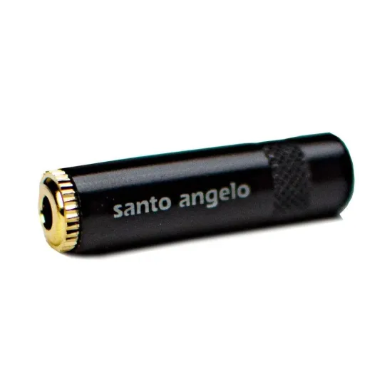 Plug P2 Santo Angelo SAS Estéreo Fêmea Linha Ouro Preto (89529)